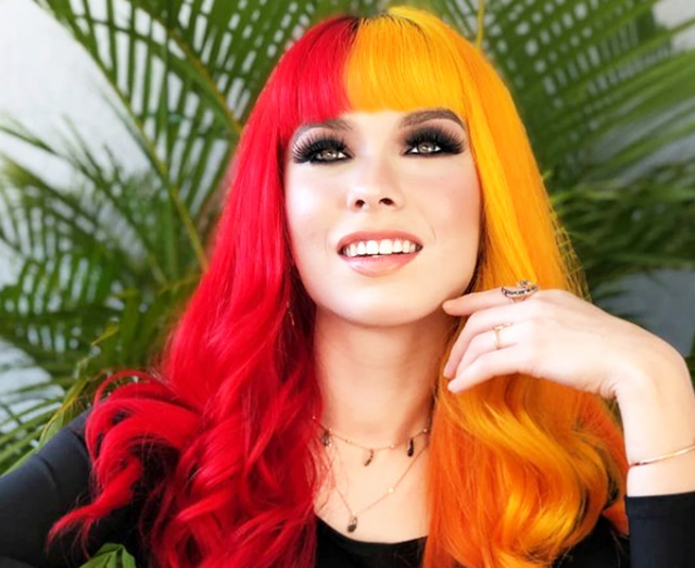 Aos 26 anos, Thais Maia é referência em Mato Grosso do Sul quando o assunto é cabelo colorido