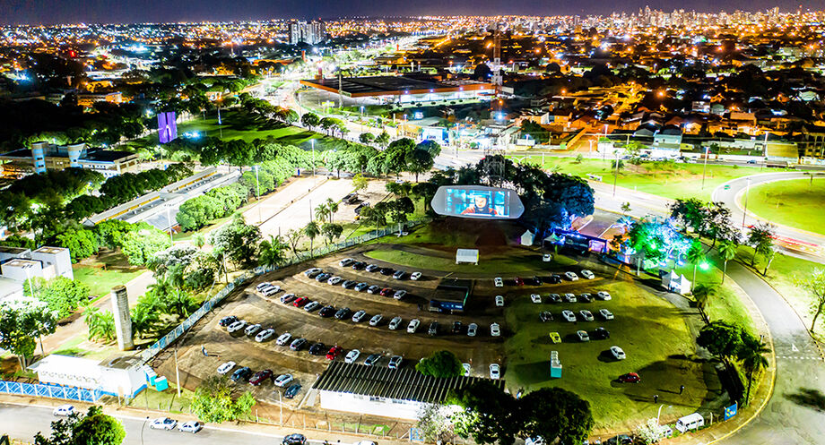 O Autocine fica na UFMS