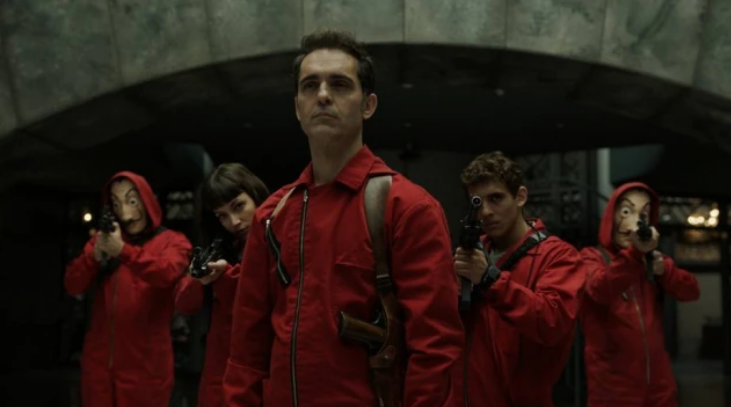 Cena da série 'La Casa de Papel'