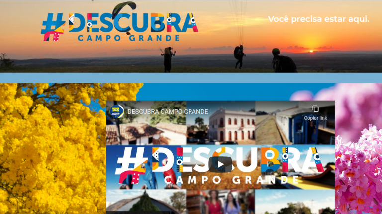 Site com diversas novidades envolvendo cultura e turismo de Campo Grande