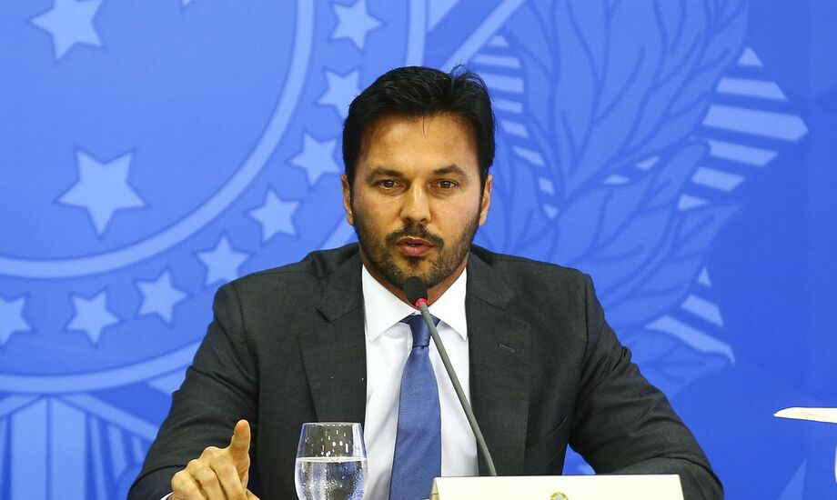 O ministro das Comunicações, Fábio Faria