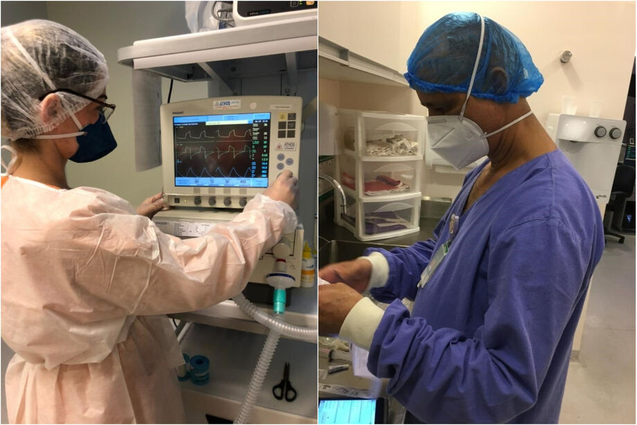 Fisioterapeuta reencontra técnico em enfermagem que a cuidou durante recuperação após acidente