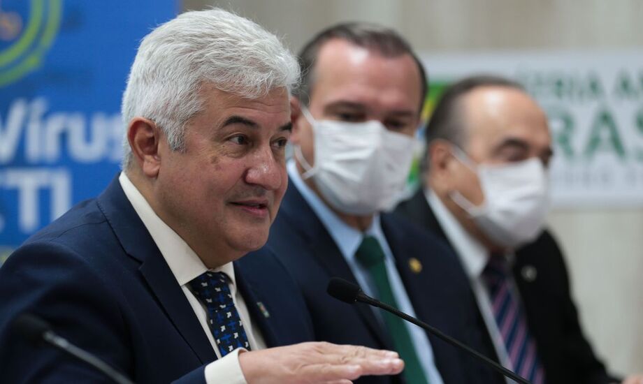 O ministro da Ciência, Tecnologia e Inovações, Marcos Pontes