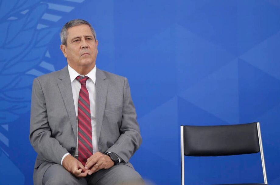 O ministro da Defesa, general Walter Braga Netto