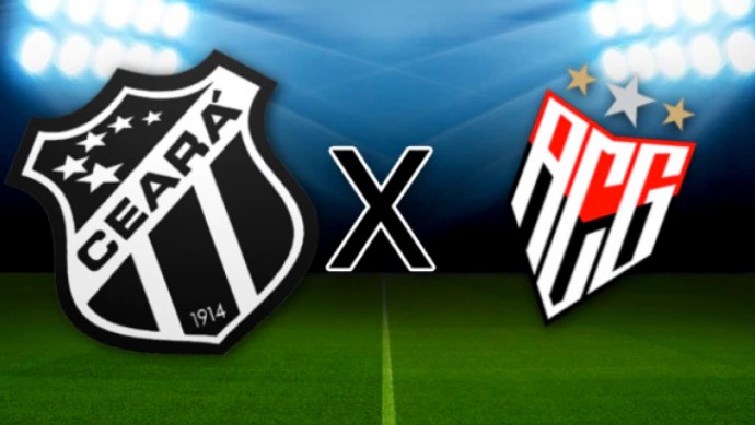 Ceará x Atlético-GO pelo Brasileirão empatam sem gols