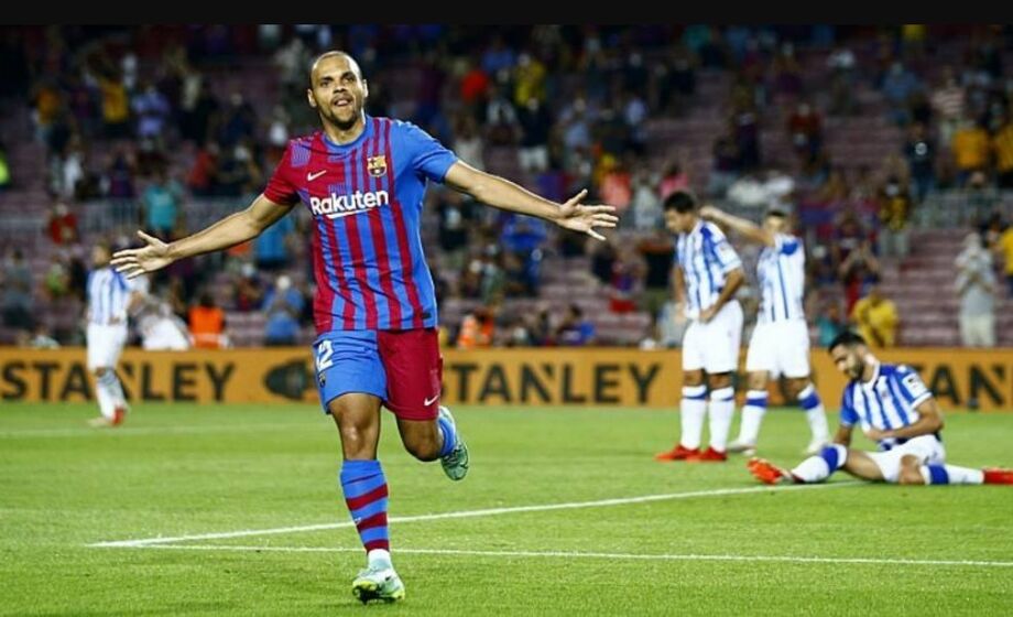Braithwaite marca duas vezes na estreia do Barcelona