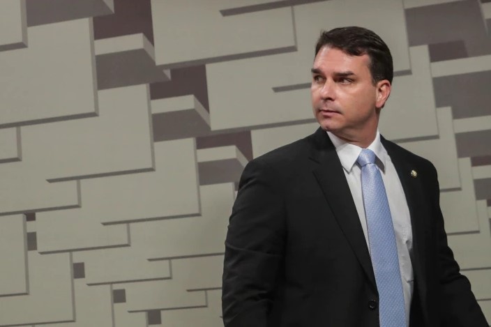 O senador Flávio Bolsonaro