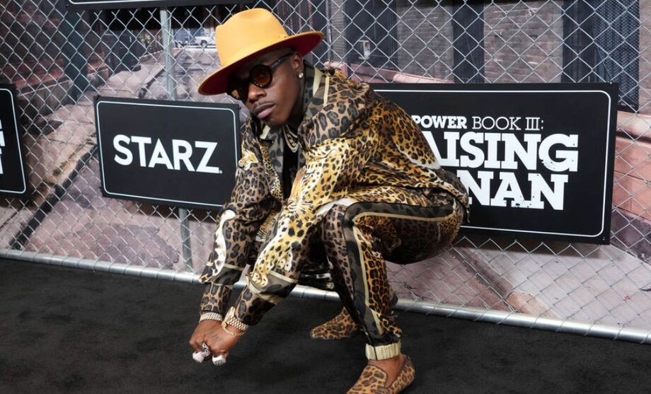 Rapper DaBaby em foto de 15 de julho de 2021, no lançamento de 'Power Book III: Raising Kanan', em Nova York