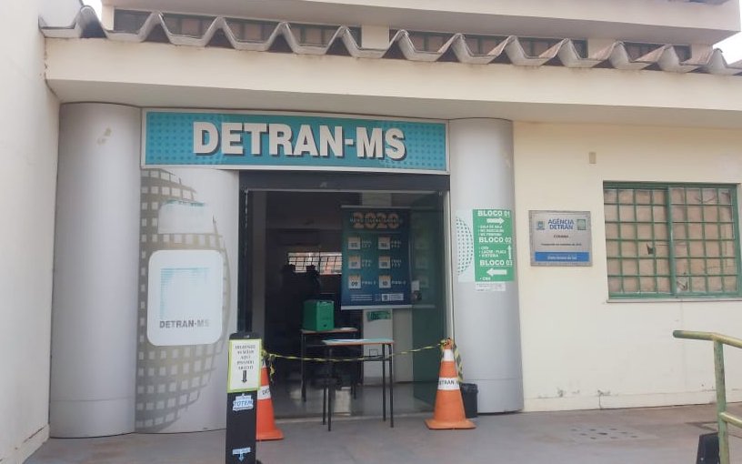Sede do Detran em Corumbá