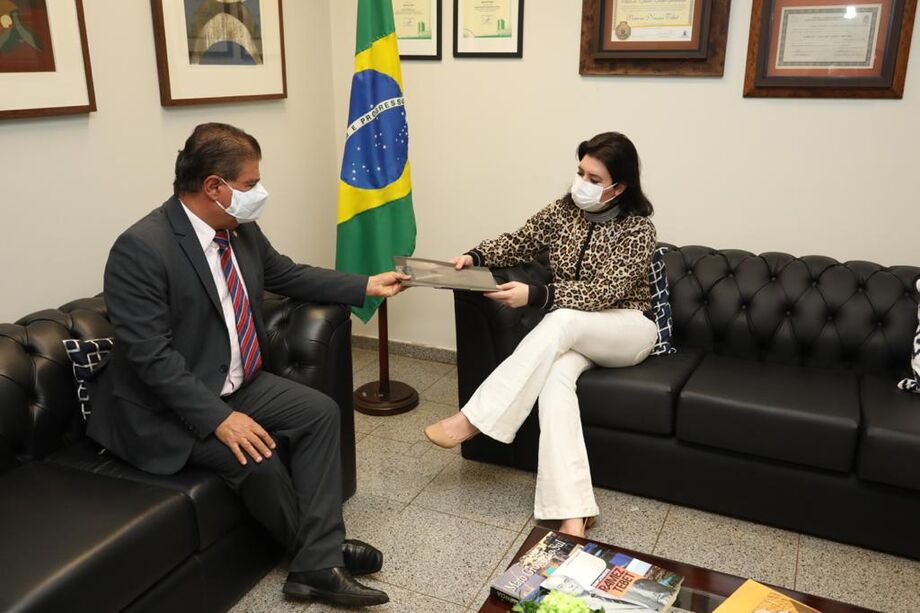 O senador Nelsinho Trad (PSD) começou hoje o processo de transição do cargo de coordenador da bancada federal de Mato Grosso do Sul, nesta quarta-feira, para a senadora Simone Tebet (MDB).