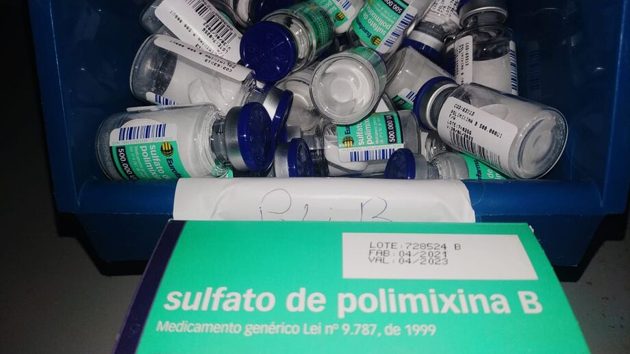 O medicamento foi entregue no último domingo, ao todo, 18.505 ampolas já estão liberadas para o uso de pacientes do HRMS