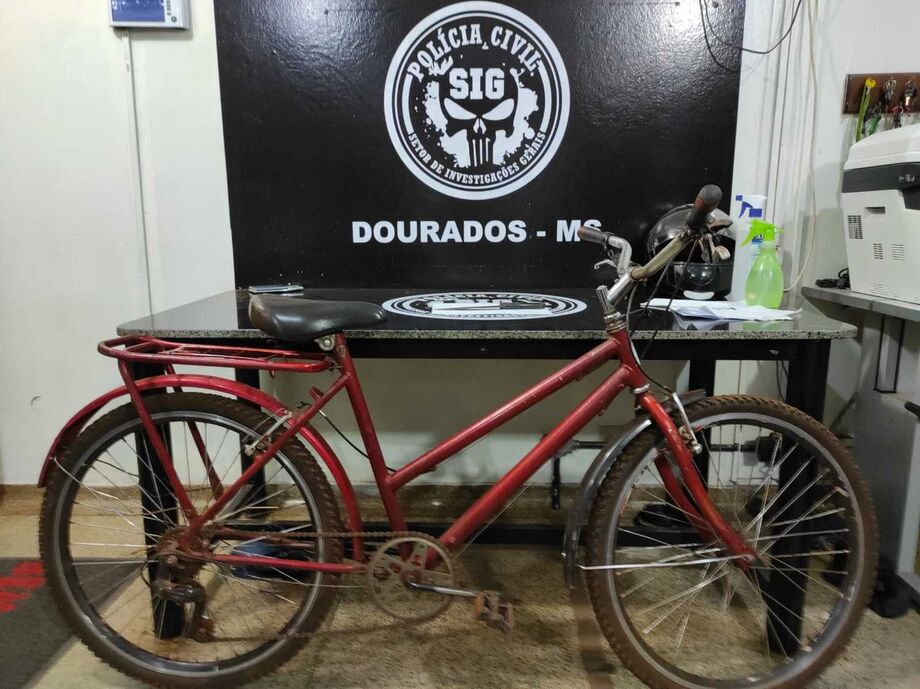 Bicicleta da vítima