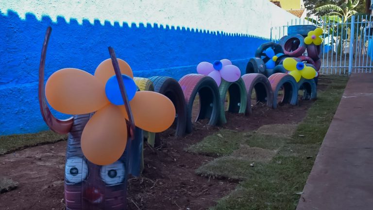 Prefeitura inaugura 20° parque de pneus instalado em escola da REME