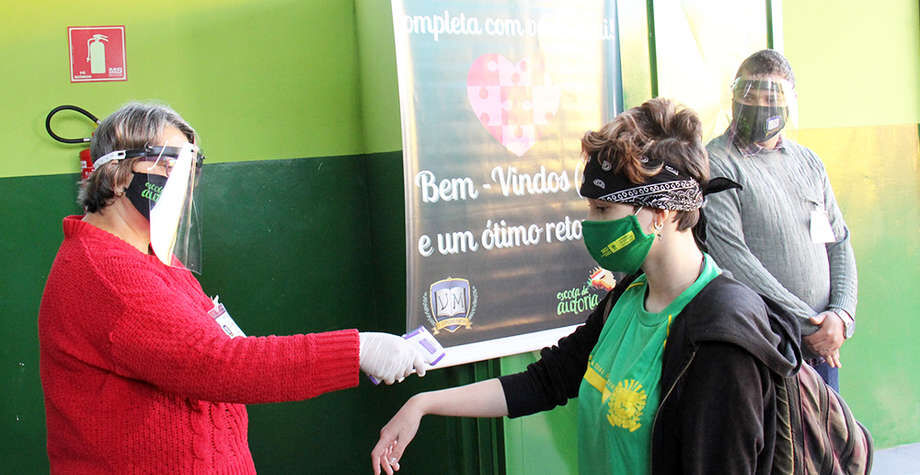 Alunos vão voltar com as aulas presenciais