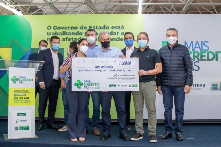 Coronel David entrega recursos e MS já mostra retomada econômica de microempreendedores