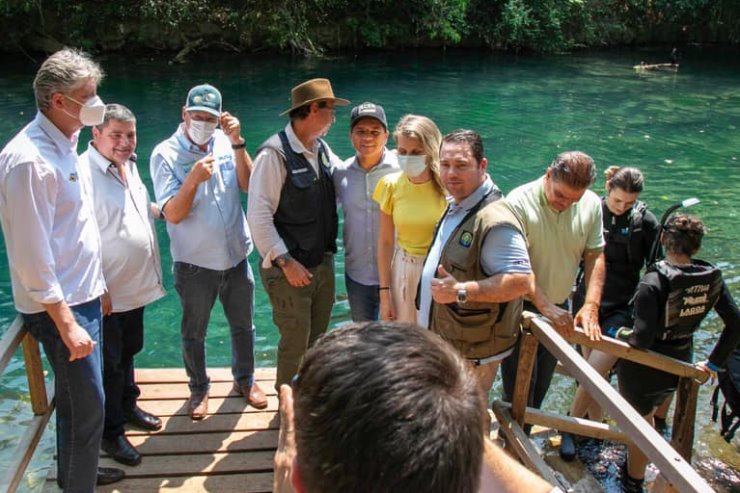 O deputado estadual Coronel David (sem partido) continuou sua agenda de compromissos com o Ministro do Turismo Gilson Machado
