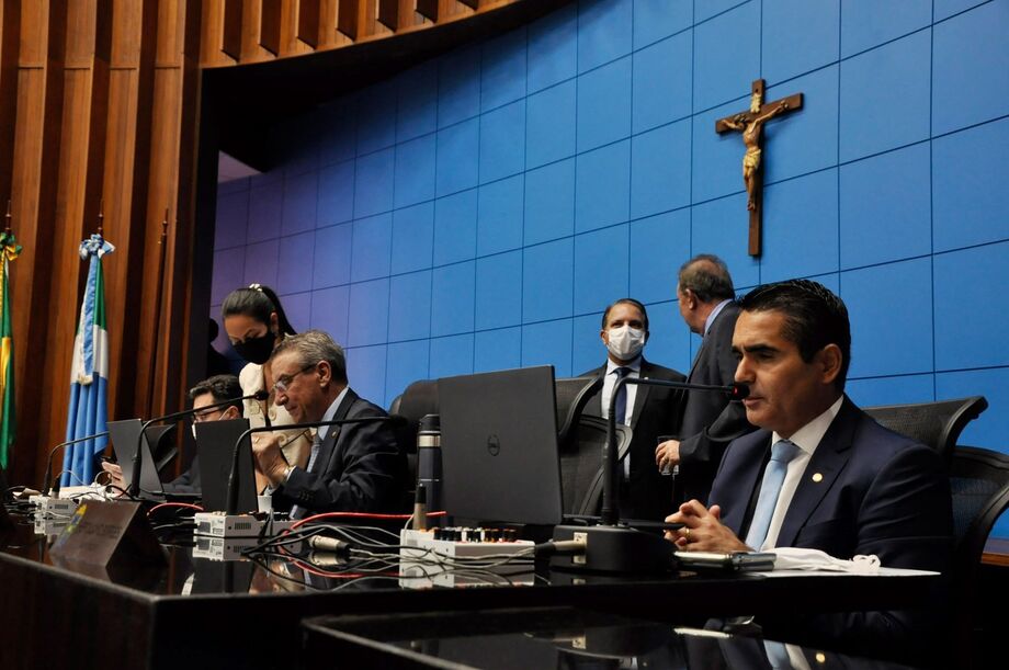 Deputados de Mato Grosso do Sul em sessão