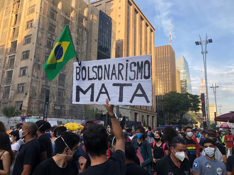 Manifestação contra governo Bolsonaro