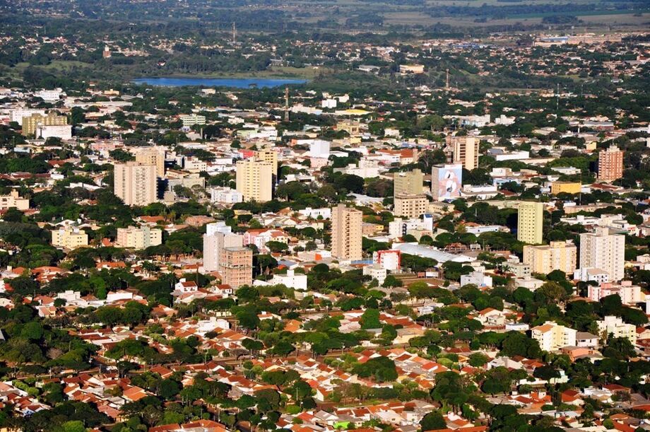 Vista aérea de Dourados