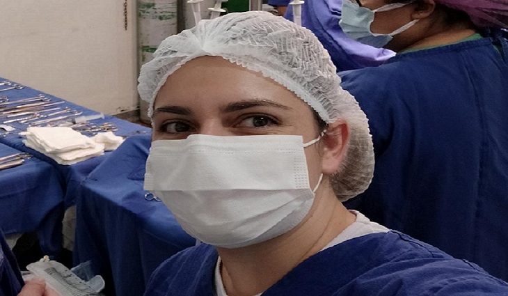 A enfermeira Jaqueline Foppa, de 31 anos
