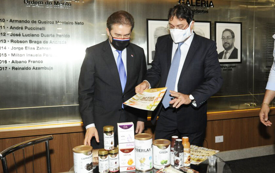 O presidente da Fiems, Sergio Longen, compareceu no evento