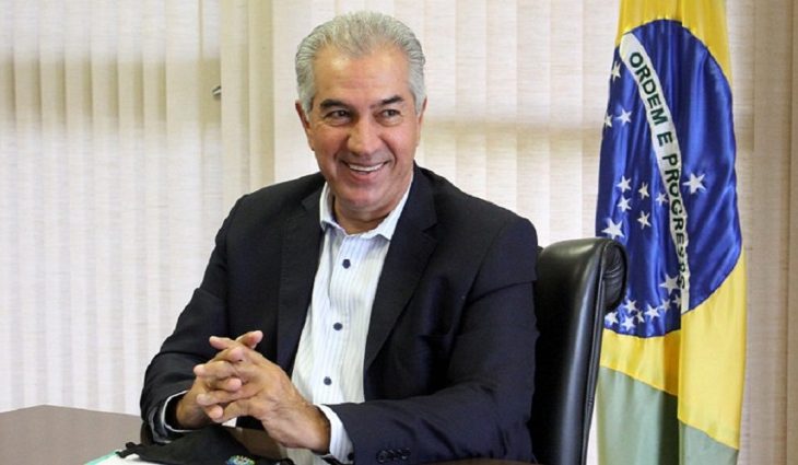O governador Reinaldo Azambuja