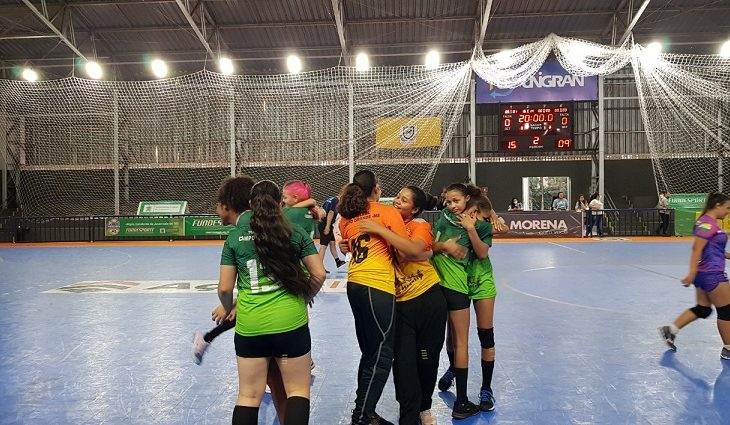 O primeiro campeão do handebol dos Jogos Escolares da Juventude de Mato Grosso do Sul 2021.