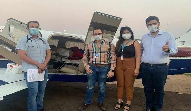 Paciente vai a São Paulo fazer transplante