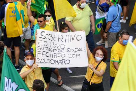 Nos últimos dias, Bolsonaro e seus apoiadores vinham divulgando os protestos de 7 de Setembro como manifestações à favor da liberdade de expressão