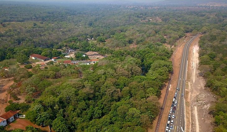 Rio Verde Balneário e rodovia MS 427