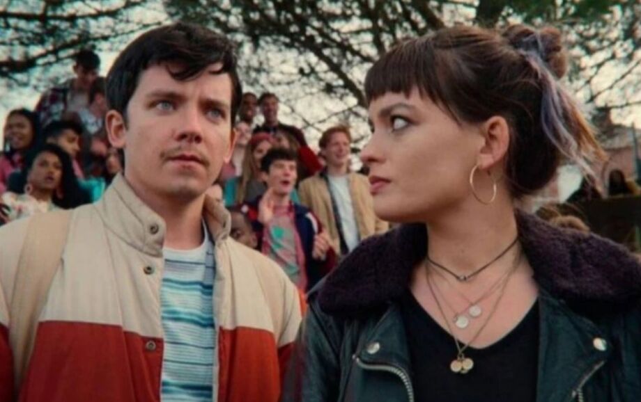 Personagens Otis e Maeve em 'Sex Education'