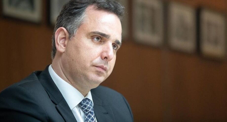 O presidente do Senado, Rodrigo Pacheco (DEM-MG)