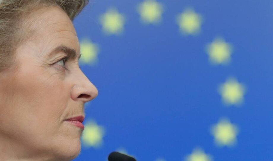 A presidente da Comissão Europeia, Ursula von der Leyen