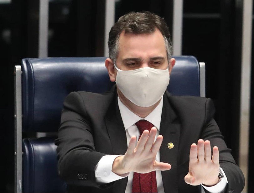 O presidente do Senado Rodrigo Pacheco