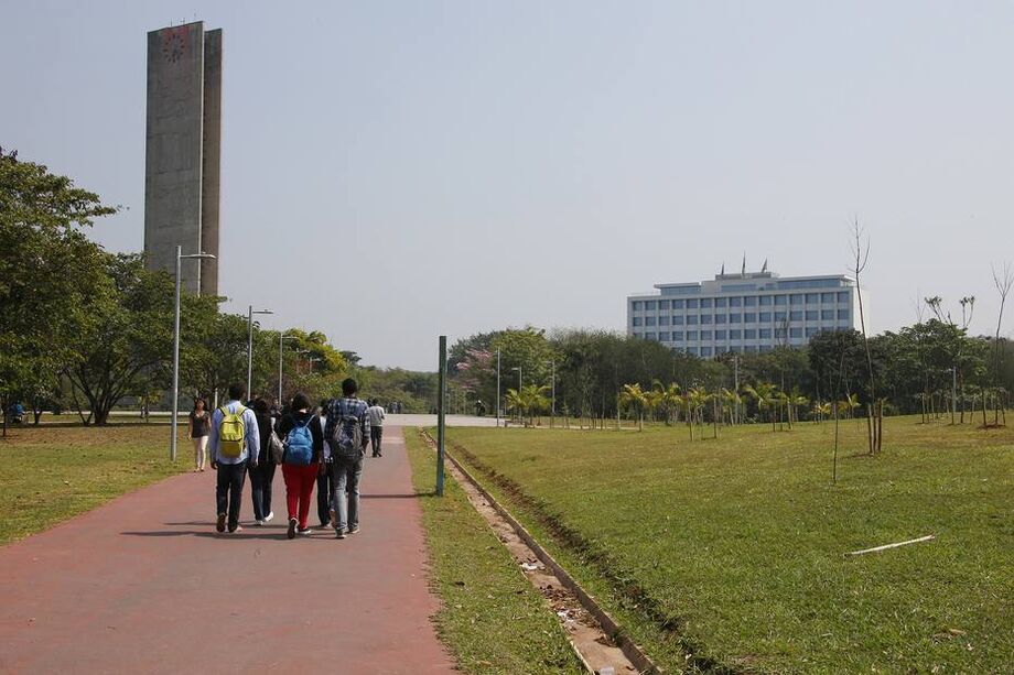 Praça do Relógio, na Universidade de São Paulo (USP)