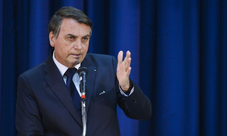 O presidente Bolsonaro