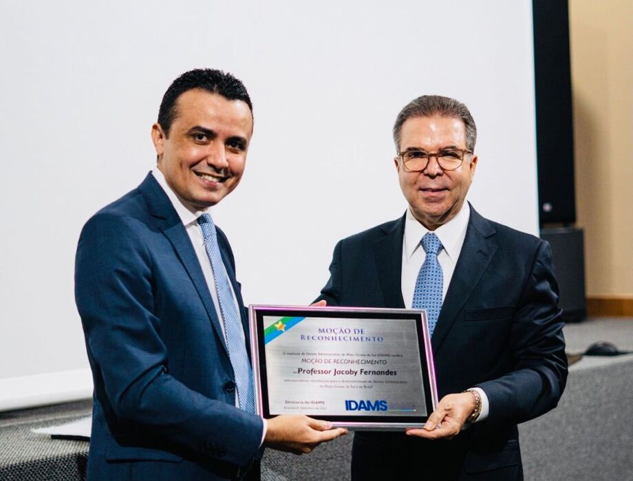 O professor é um grande incentivador dessa área do Direito e, quando criamos o IDAMS, ele sempre nos apoiou, diz o presidente do IDAMS