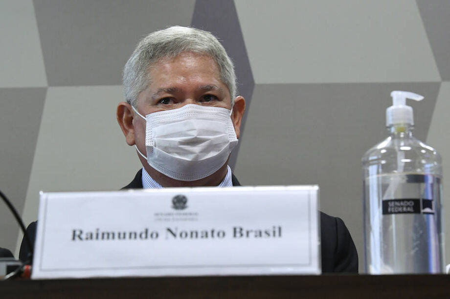Raimundo Nonato Brasil, sócio da VTCLog, em depoimento à CPI da Covid