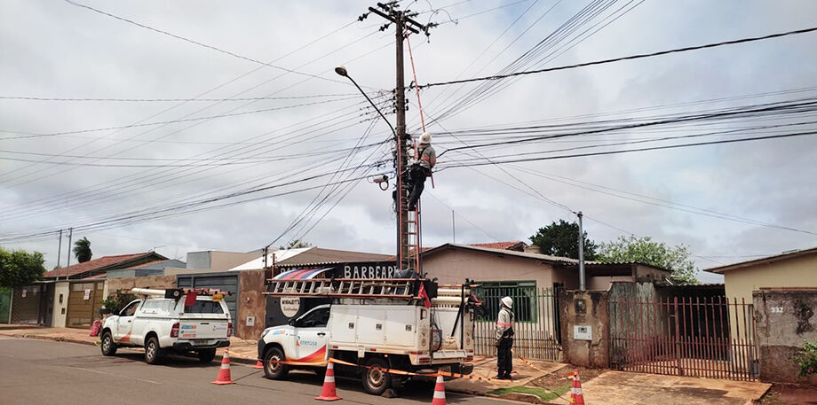 Energisa vem fazendo manutenção em várias cidades de MS