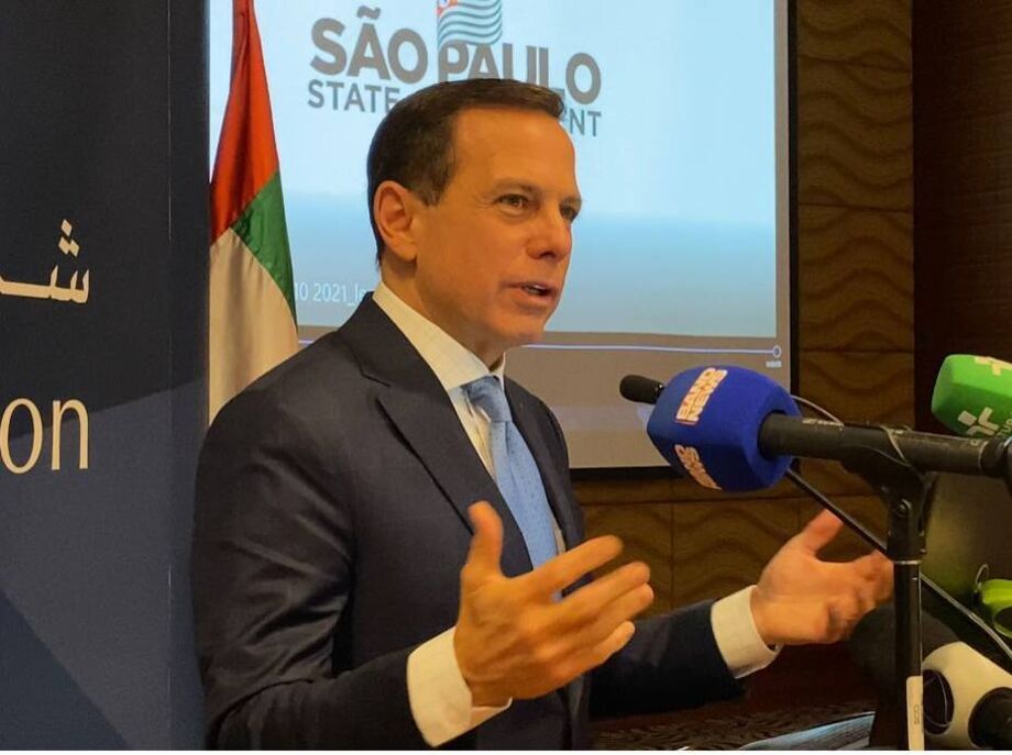 O governador João Doria (PSDB) participa da semana São Paulo na Expo 2020, em Dubai