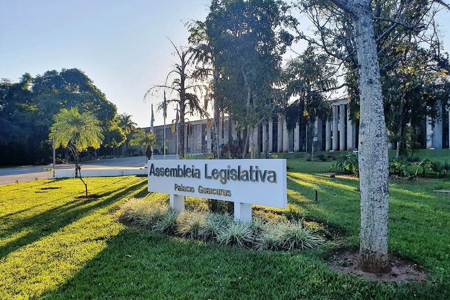Entrada principal da Assembleia Legislativa