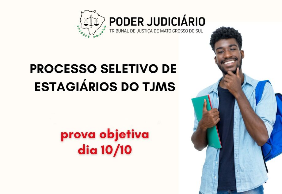 Provas para seleção de estagiários do TJ será neste domingo