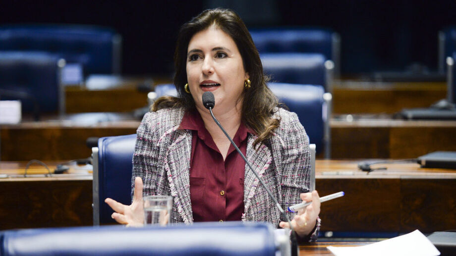 A senadora Simone Tebet