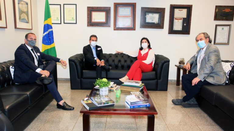 A reunião com a líder da bancada tem como objetivo garantir a inclusão dos projetos no orçamento da União em 2022