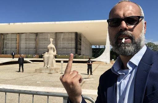 Blogueiro bolsonarista Allan dos Santos
