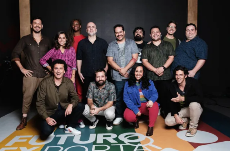 Equipe do Porta dos Fundos no reality show 'Futuro Ex-Porta', um lançamento do Youtube Originals