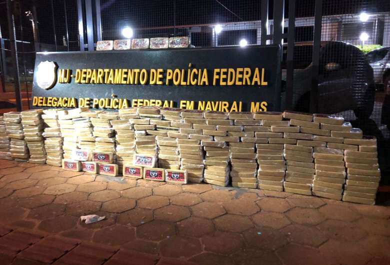 Cocaína apreendida na BR-376