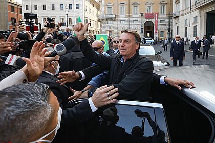 Bolsonaro em Roma