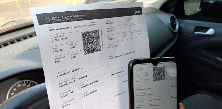 O documento pode ser pago até domingo via Pix