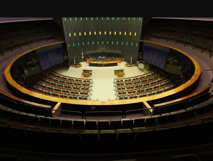 Plenário da Câmara dos Deputado, em Brasília